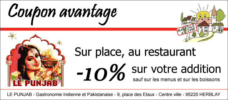 coupon avantage MA VILLE A VIVRE